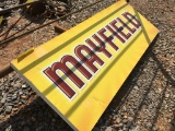 MAYFIELD SIGN, COOLER TOP