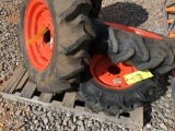 (4) TRACTOR TIRES W/WHEELS