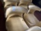 (4) YELLOW VINYL CHAIRS- 18