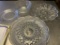 GLASS EGG TRAY/CLEAR BOWL&PLATE/VEGGIE PLATTER