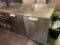 2DOOR COOLER W/PREP TOP & WOODEN CUTTING BOARD