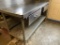 2DRAWER TABLE W/BACKSPLASH
