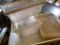 (2) PLASTIC FOOD STORAGE BOXES