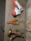 BOXING GLOVES/SLINGSHOT/BRASS HORNS