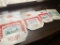 (4) VINTAGE PAPER LITTLE RIVER FLOWER BAGS