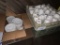 COFFEE CUPS & SAUCERS/ASST GLASSWARE