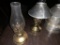 OIL LANTERNS WITH GLOBES
