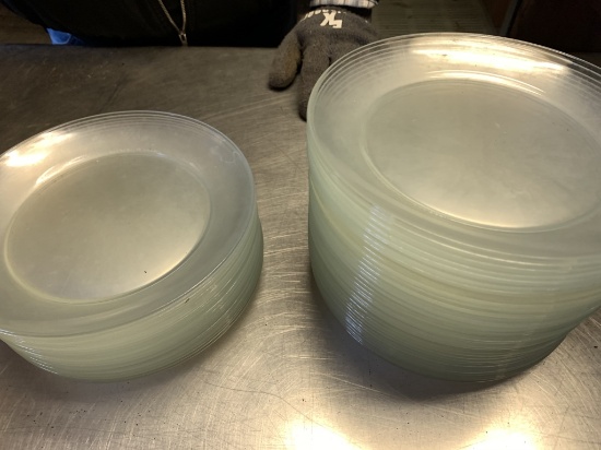 APPROX (49) 8" GLASS PLATES