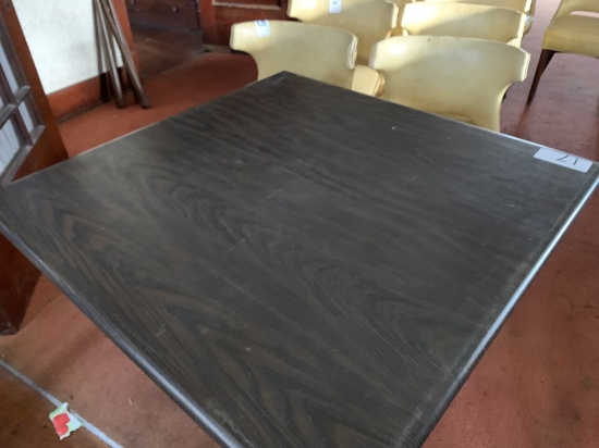 (2) 36" SQUARE TABLES