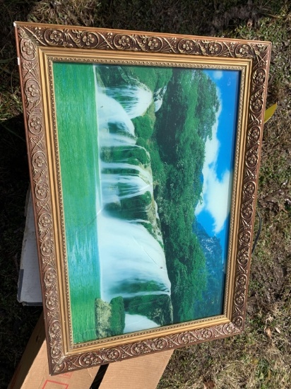 LIGHT UP WATERFALL PICTURE