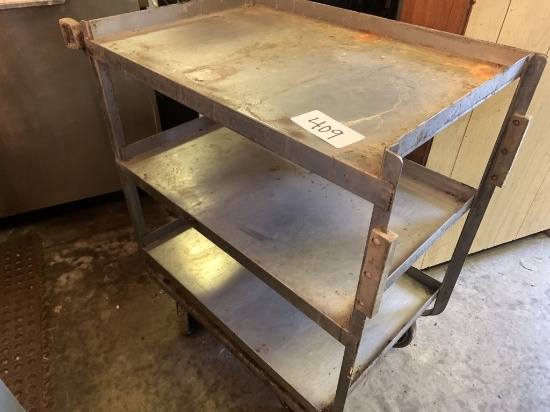 27"X19"X34" 3SHELF ROLLING CART