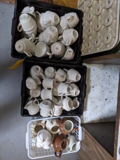 ASST COFFEE CUPS&CREAMERS/SM TEAPOTS/CUP SEPARATOR