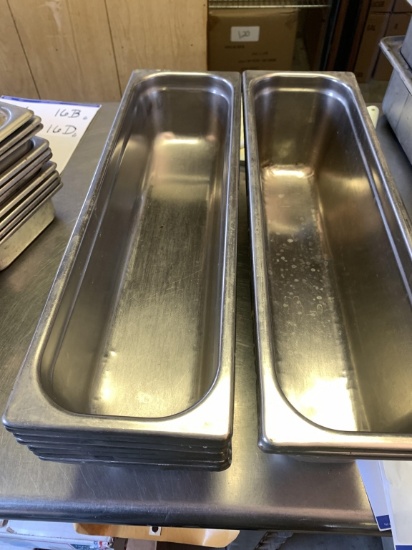(8) STEAM TABLE PANS
