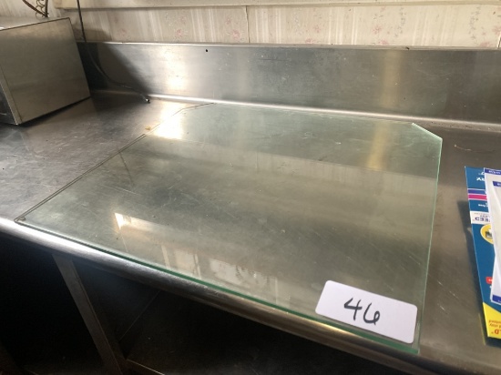 (2) 22"X24"X.25" PLATE GLASS