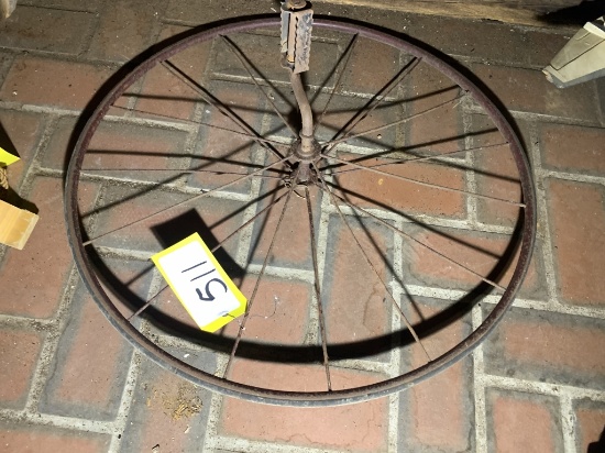 24" METAL BICYCLE WHEEL