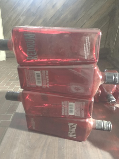(4) 11" REDRUM BOTTLES