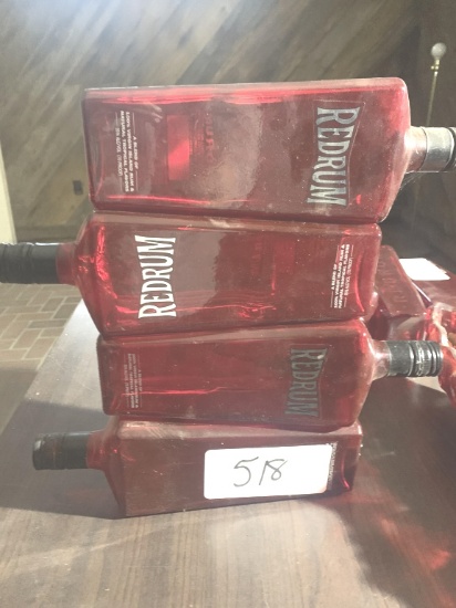 (4) 11" REDRUM BOTTLES