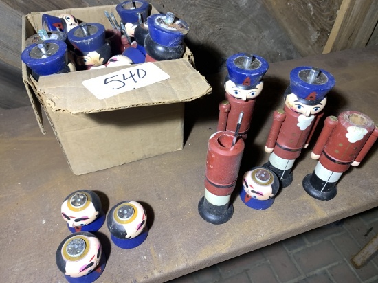 VINTAGE NUTCRACKER PEPPER MILL/GRINDERS