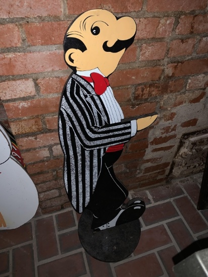 36" WOODEN WAITER