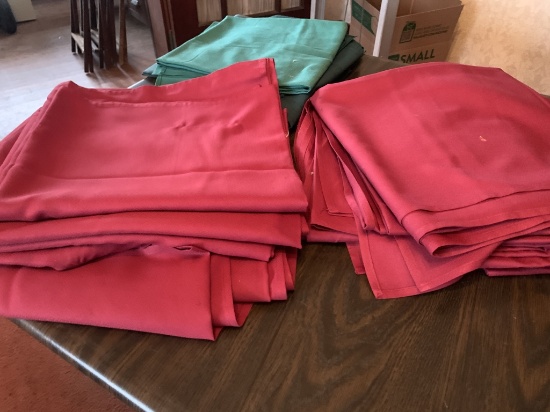 54" MAROON LINEN TABLE CLOTHS