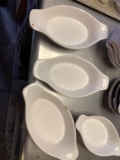ASST INDV CASSEROLE DISHES/GRAVY BOATS/SHELL DISH