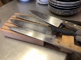 KNIFE BLOCK WITH KNIVES