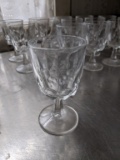 (14) SMALL STEMMED GLASSES