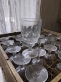(2) CRATES MISC GLASSWARE