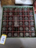 (2) FLATS MISC GLASSWARE