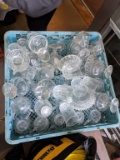 FLAT OF MISC GLASSWARE
