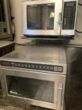 (2) COMMERCIAL MICROWAVES