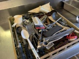 FLAT OF KITCHEN UTENSILS