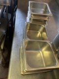(19) STAINLESS STEAM TABLE PANS