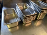 (14) STEAM TABLE 1/3 PANS