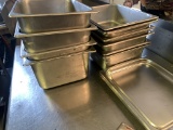 (10) STEAM TABLE 1/2 PANS