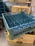(2) GLASS & (4) DISH RACKS FOR DISHWASHER