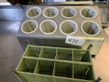 SILVERWARE HOLDER & DRYING RACK