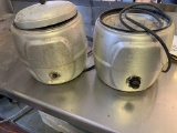 (3) ELECTRIC SOUP POTS