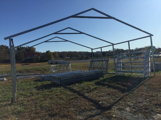 24'x25' METAL BUILDING FRAME