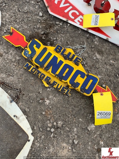 SUNOCO METAL WALL HANGER