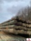 4X7 PRESSURE TREATED POSTS-APPROX 36 IN BUNDLE