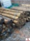 6X8 PRESSURE TREATED POSTS-APPROX 36 IN BUNDLE