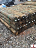 6X8 PRESSURE TREATED POSTS-APPROX 28 IN BUNDLE