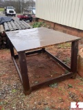 6ftx4ft STEEL SHOP TABLE