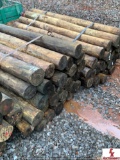 6X8 PRESSURE TREATED POSTS-APPROX 36 IN BUNDLE