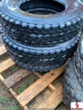 (3) DAYTON 11R22.5 TRUCK TIRES