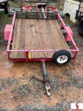 4'X6' TILT UTILITY TRAILER