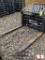 UNUSED WOLVERINE SKIDSTEER PALLET FORKS W/HYD ADJUST