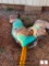 5' TEAL ROOSTER