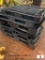 (6) PLASTIC PALLETS